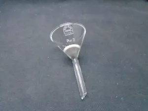SCHOTT Robu-Glas 50mm Glass Hirsch Filter Funnel Short Stem Porosity #3 - Picture 1 of 4