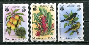MONTSERRAT 1985, BIRD, FRUIT, FLOWER, Scott 551-553, MNH - Bild 1 von 1