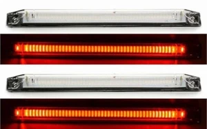 # 12-24V LED 4x Luces de señalización laterales traseras rojas Coches SUV Tractores Barcos Coches Furgonetas - Imagen 1 de 6