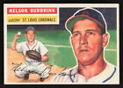 Nelson Burbrink 1956 Topps White Back #27 St. Louis Cardinals Vg-Ex Su B