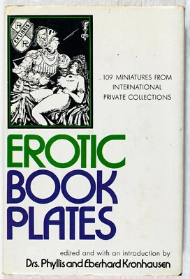 1970 EROTIC BOOK PLATES EBERHARD KRONHAUSEN 109 PLATES B295 Foto 1 de 4