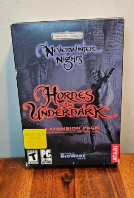 Neverwinter Nights Hordes of the Underdark EXPAN. (PC CD-ROM 2003)Factory Sealed - Image 1 of 4