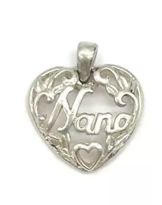 CIONDOLO NANA CUORE FILIGRANA ARGENTO STERLING 925 - Foto 1 di 4