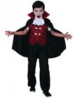 Kinder Kostüm "Vampire" Halloween Karneval, Dracula, gruselig, Gr. 10-12 Jahre