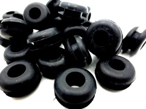 7/16" Hole Fit Rubber Grommet For 1/8" Thick Panel, Has 1/4" ID, Free Shipping! - Picture 1 of 12