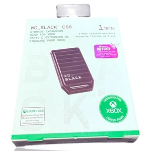 Carte d'extension de stockage WD_BLACK C50 1 To pour Xbox Series XS Gaming - Photo 1/2