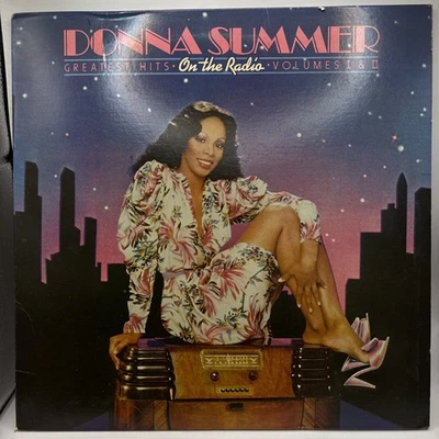 Donna Summer Greatest Hits On The Radio Volumes 1 &2 Vinyl And Poster Foto 1 de 4