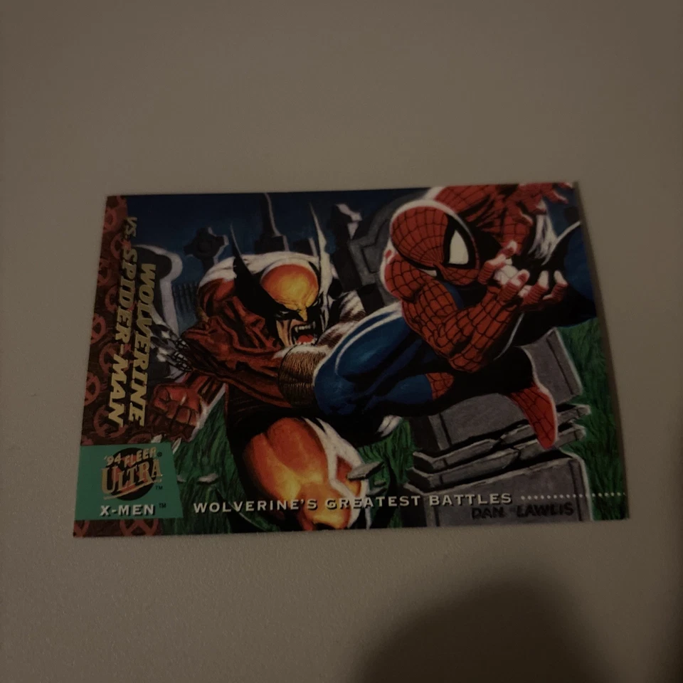 Fleer Ultra X-Men #142 Wolverine vs. Spider-Man 1994 🔥 Foto 1 de 4