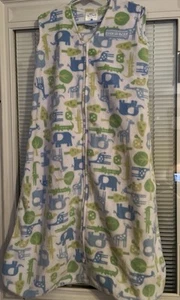Baby Sleep Sack Organic Cotton Wearable Blanket Swaddle Unisex Lg 12-18 Months - Picture 1 of 5