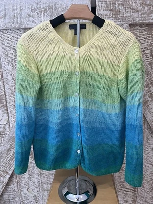 Cárdigan suéter de algodón para mujer Northern Isles variado talla M Foto 1 de 4