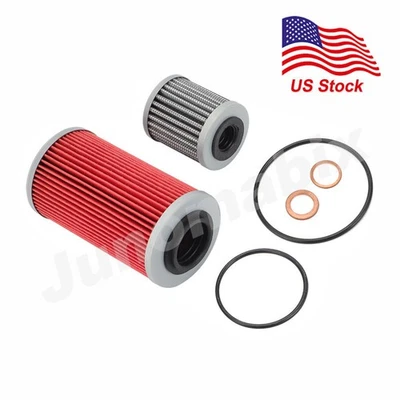 Filtro de óleo de alto fluxo com kit de vedação de filtro trans estendido para Can-Am Spyder 08-16 - Imagem 1 de 4