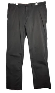 George Slim Fit vorne flach dunkelgrau khaki Herrenhose Größe 40 x 32 Stretch - Bild 1 von 3