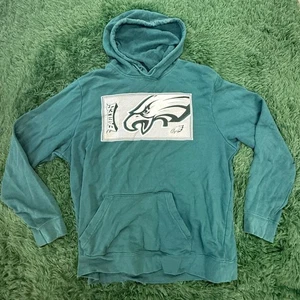 Philadelphia Eagles Green XL Pullover Hoodie Sweatshirt Unisex NFL - Picture 1 of 8