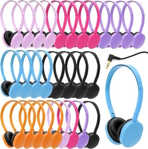 Kids Bulk Headphones for Classroom School, Classroom Headphones Bulk, Compatible - Picture 1 of 7