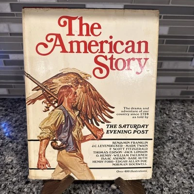 The American Story 📚 1975 Saturday Evening Post Illustrated XL Book VINTAGE - Image 1 of 4