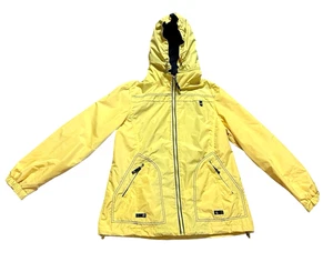 Totes Mujer M Banana Amarillo Brillante Chaqueta de Lluvia Abrigo Cremallera Capucha - Imagen 1 de 24