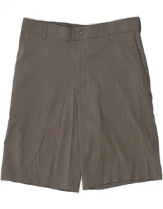 RUSSELL ATHLETIC Mens Chino Shorts W30 Medium Grey Polyester UZ01 - Picture 1 of 3