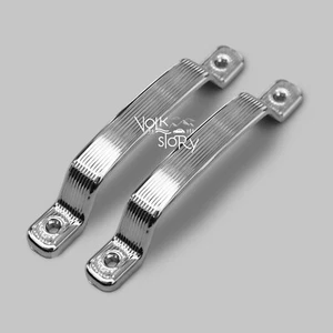 VW T2 Split Bus Door Handle Bus Camper Original Style Plastic with Chrome PAIR - Picture 1 of 1