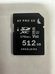 Angelbird 512GB 170MB/s - SDXC Speicherkarte (AB-AVP512SDV60) - Bild 1 von 3
