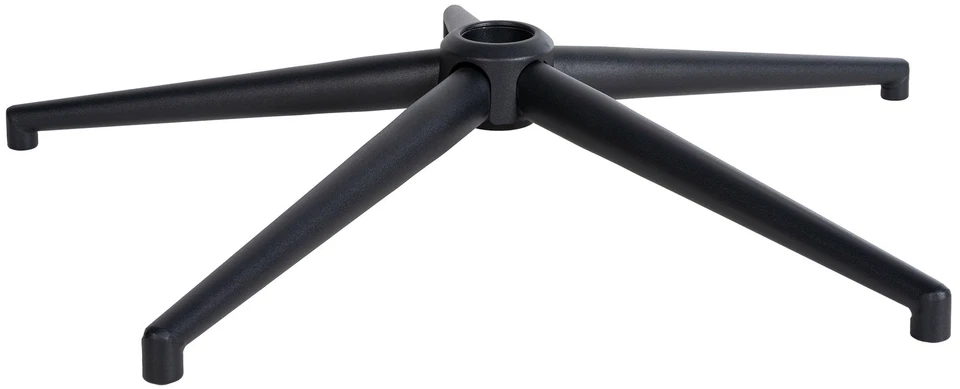 Fußkreuz Eckig Schwarz Gestell Bürostuhl Drehkreuz Metall Untergestell Drehstuhl - Bild 1 von 1