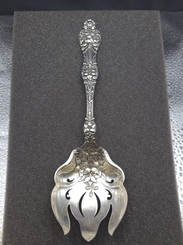 Alvin Orange Blossom .925 Sterling Silver Fish Serving Fork Cover