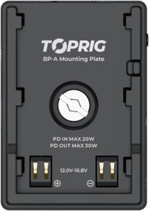 Accsoon BC-08 TOPRIG BP-A Battery Mounting Plate Adapter 30W PD USB Fast Charger - Picture 1 of 10