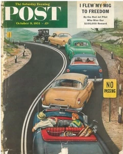 Saturday Evening Post October 9 1954 Groucho Marx J C Caroline Illinois Japan - Picture 1 of 1