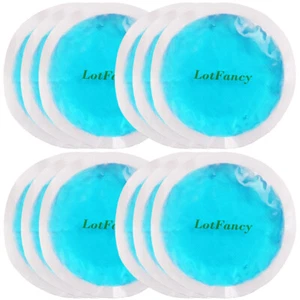 12 PACK Round Gel Packs Hot and Cold Compress Ice Packs for Injuries Reusable - Picture 1 of 13
