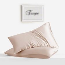 Vegan Silk Pillowcase Standard Size - 100% Rayon Derived from Bamboo Luxury 2...