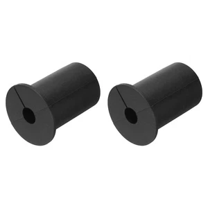 2 Stück Wanddurchführungen für Kabel 1 Zoll Kabel mit 8mm Loch,Silikon Schwarz - Bild 1 von 6