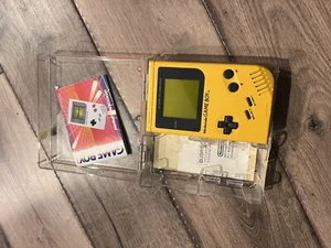 Yellow Play it Loud Original Game Boy DMG-01 Complete in Box CIB Case Brick - Picture 1 of 11