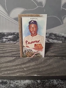 2022 Topps Allen & Ginter SP- Mini Gold Border #45 Hank Aaron - Picture 1 of 4