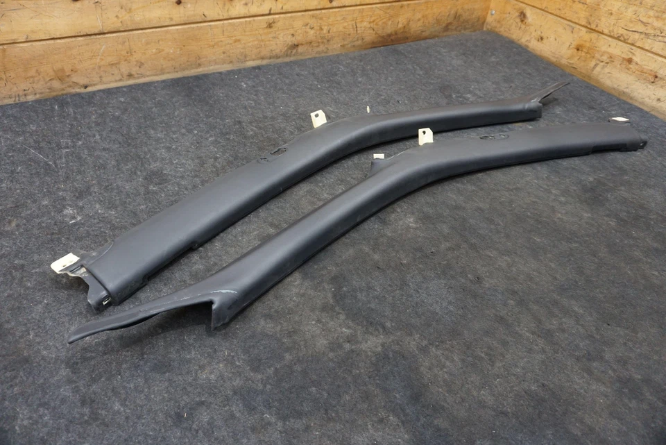 Set 2 Left & Right Upper A Pillar Roof Trim Panel Black OEM Rolls Royce Phantom - Image 1 of 4