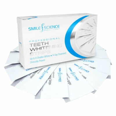 Smile Science Professional Teeth Whitening Strip 14 Days Treatment 28 Stripes