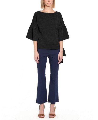 Michael Michael Kors top donna collo largo cravatta laterale nero M