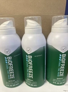 BioFreeze Cool The Pain 3 fl oz, NEW, Exp. 2028. LOT of 3. - Picture 1 of 1