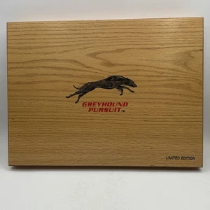 Rare Limited Edition Wood Box Vintage 1985 Greyhound Pursuit Board Game New - Picture 1 of 12