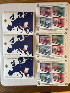 Montenegro CEPT 2005/06 - 9 Europablöcke Nominale Gesamt € 49,50 Postfrisch - Imagen 1 de 2