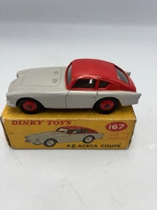 Dinky Toys AC Aceca coupe no.167 original box in play worn condition - Picture 1 of 10