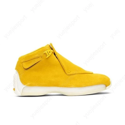 Air Jordan 18 gamuza amarilla AA2494-701 Foto 1 de 4