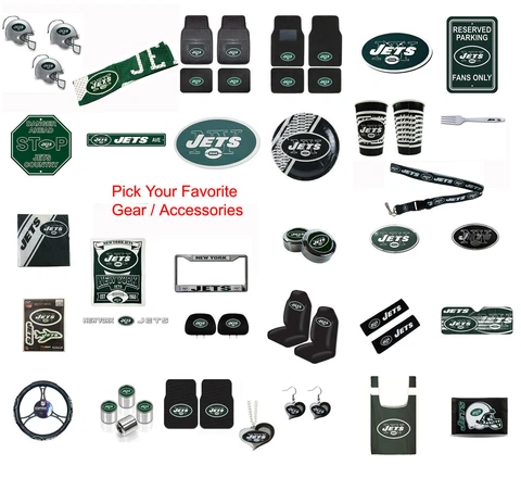 New NFL New York Jets Pick Your Gear / Car Truck Accessories Official Licensed Cover