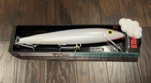 New Rapala Original Giant Lure Silver Minnow Jumbo Crankbait - Picture 1 of 8