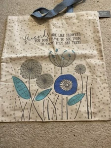East Of India Shopping Bag with Meaningful Messages of Family and Friends - Picture 1 of 3