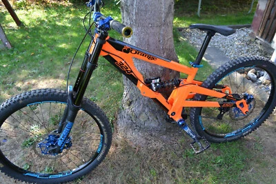 Orange 324 Downhill Bike MTB  Fully Federgabel Dämpfer LED Herren Hope Bremsen   - Bild 1 von 4