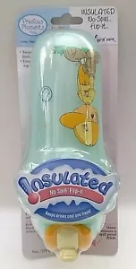 Precious Moments baby INSULATED NO-SPILL FLIP-IT Sippy Straw Cup 9 oz NEW SEALED - Picture 1 of 11