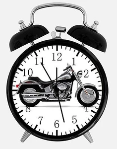 American Motorcycle Alarm Desk Clock 3.75" Home or Office Decor E351 Nice Gift - Picture 1 of 1