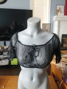 Moza blanca transparente talla superior lge - Imagen 1 de 2