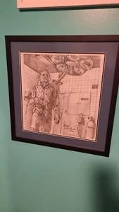 Halloween II NECA Orig Art Michael Myers Signed by Dick Warlock Jason Edmiston - Picture 1 of 9