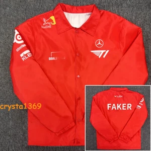 NEW 2025 LCK Team T1 Uniform Jersey S15 Faker Coat Jacket Costumes Tops Unisex - Picture 1 of 18