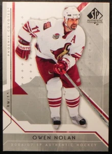 2006-07 06/07 SP Authentic #26 Owen Nolan Phoenix Coyotes - Picture 1 of 2